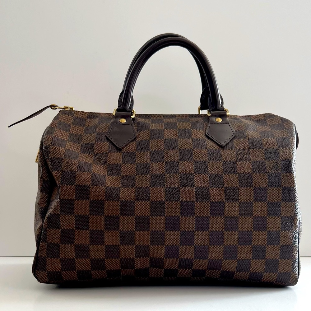 Louis Vuitton Speedy 30 Damier Ebene Canvas – Date Code DU0058